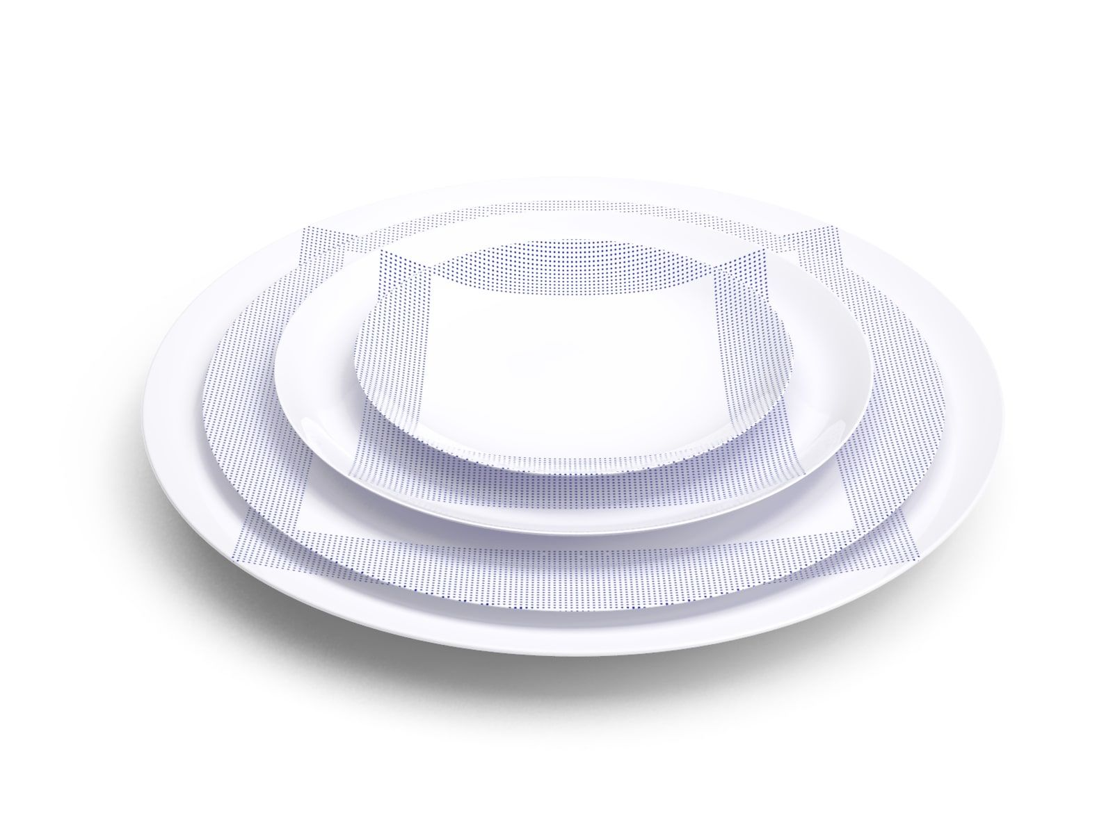 Фарфоровая десертная тарелка Non Sans Raison Square ARCH-00046063