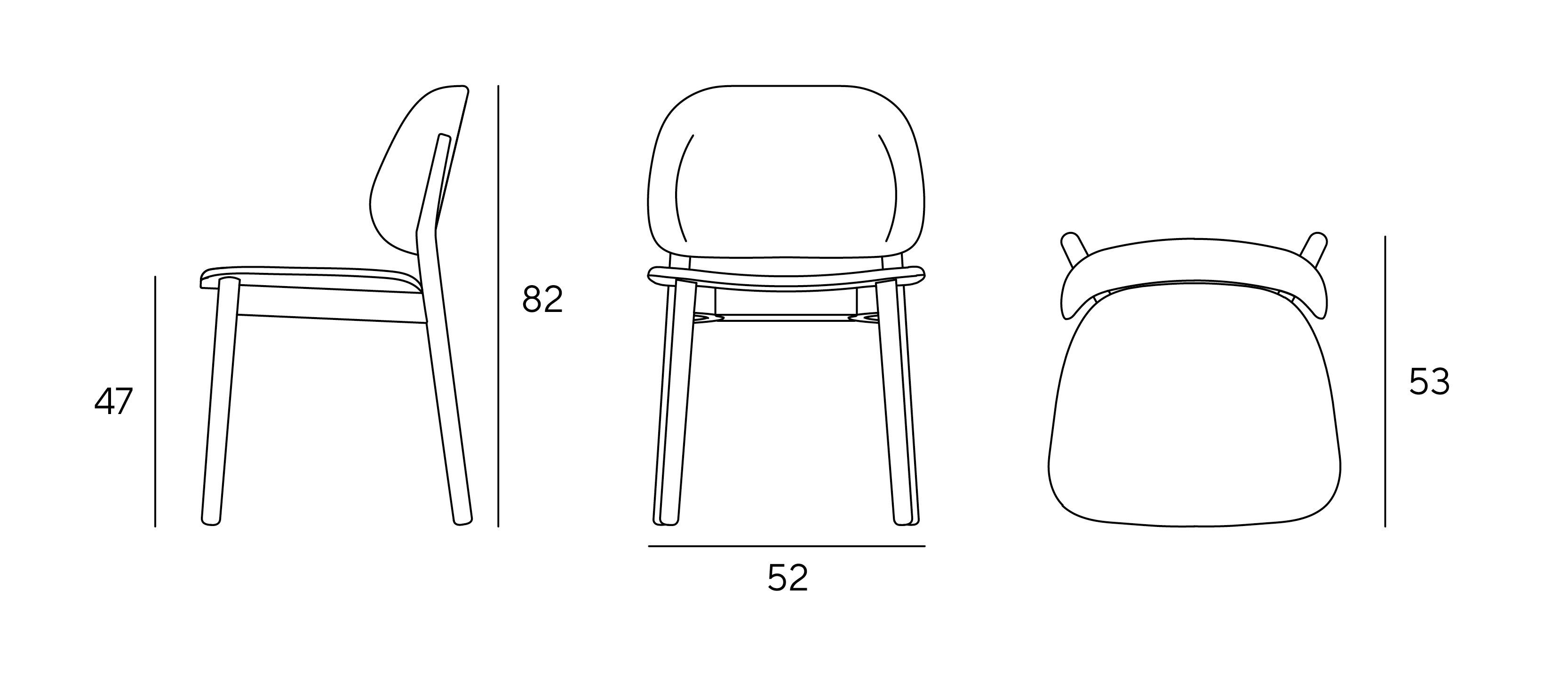 Тканевый стул Innova Imbottiti MATT ARCH-00002428 - Вид №2