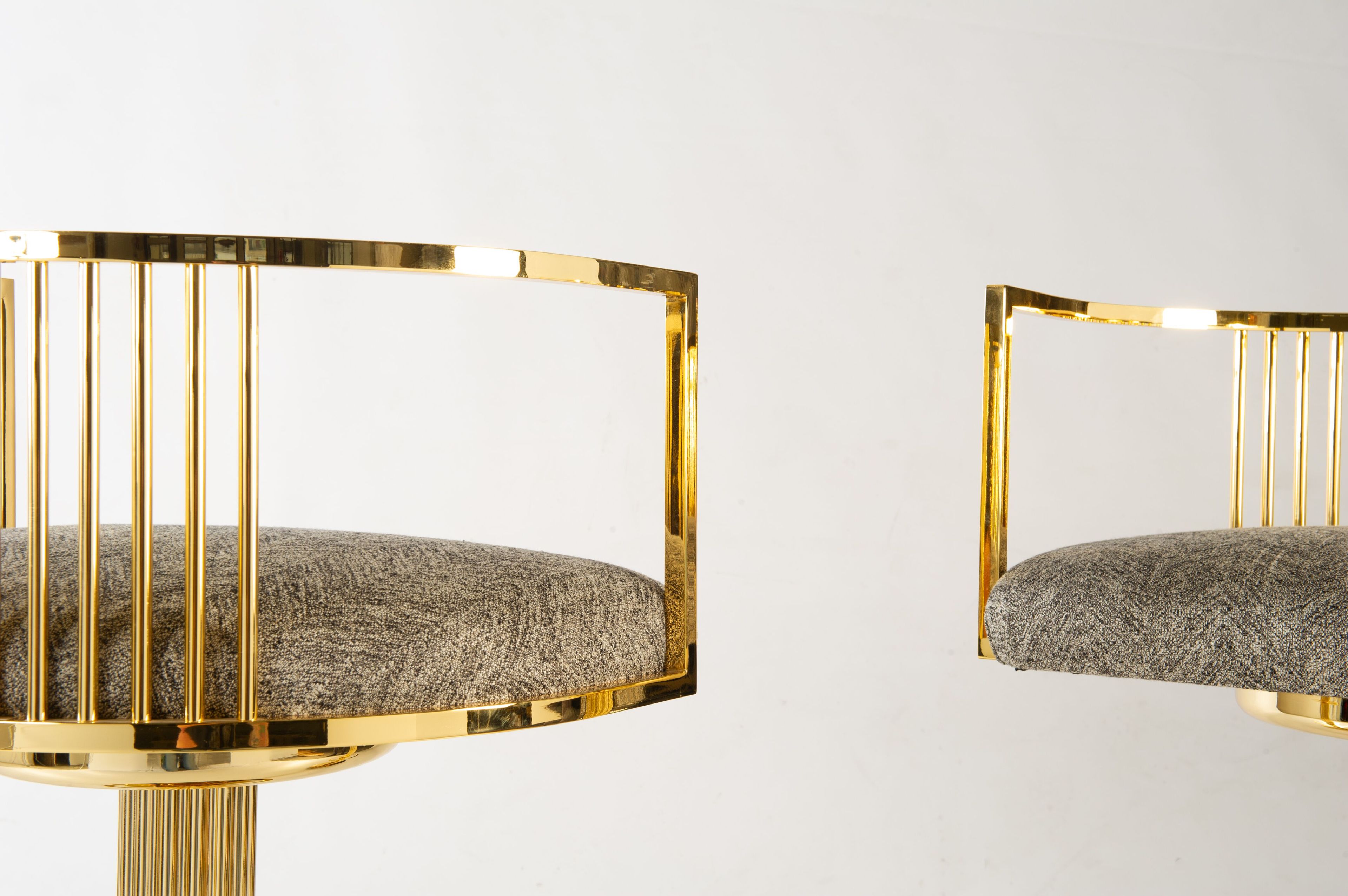 Высокий стул с мягким сиденьем Galbiati Exclusive Interiors ARCH-00102563 - Вид №4