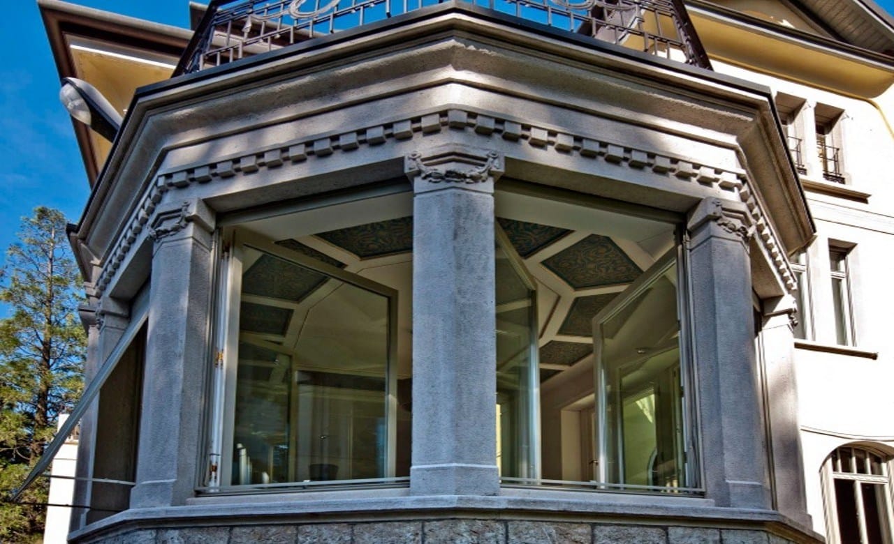 Деревянное окно с термической резкой Capoferri Serramenti SC80-100 ARCH-00099748 - Вид №2