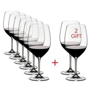 Набор фужеров Vinum Bordeaux, 610 мл, 8 шт., бессвинцовый хрусталь