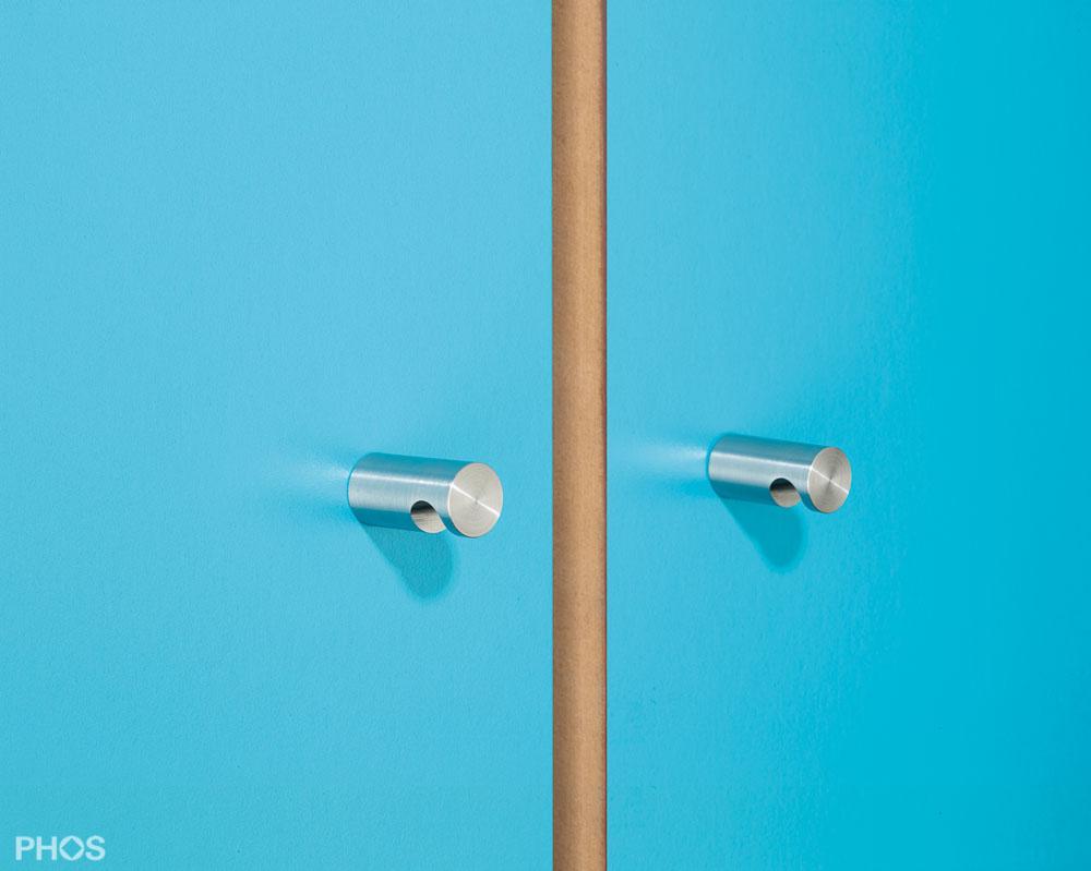 MG10-20 Мебельная ручка с вогнутой фрезеровкой, ø10 мм PHOS  - Вид №1