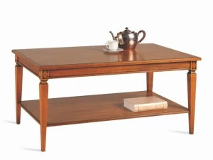 SELVA Высокий журнальный столик из вишневого дерева для гостиной Villa borghese 3372