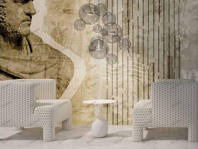 YO2 Обои с виниловым рисунком Torso figures sun-id-1347548