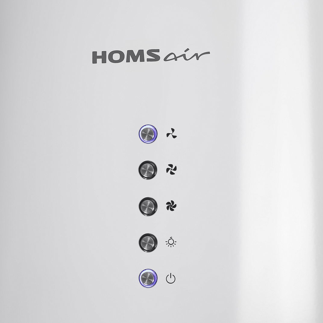 9039431 Вытяжка островная HOMSair ART 1050IS 35 белый STDN-0098289 - Вид №4