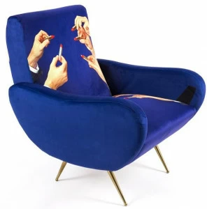 Seletti Кресло из ткани с подлокотниками Seletti wears toiletpaper