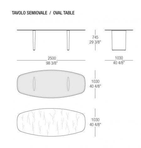 MisuraEmme Прямоугольный стеклянный стол Atelier sun-id-1486601 - Вид №11