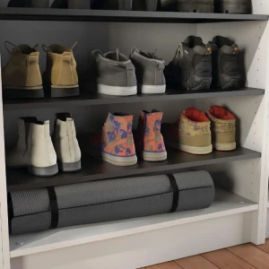 Полка для шкафа Лион 80x41.7 см KONSENSA МДФ цвет черный