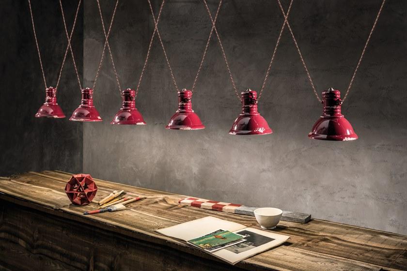 FERROLUCE Керамическая люстра Industrial C1692 - Вид №5