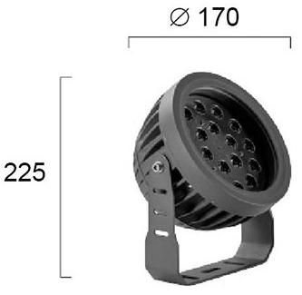 Terzo Light Регулируемый алюминиевый светодиодный проектор для улицы sun-id-1508807 - Вид №5