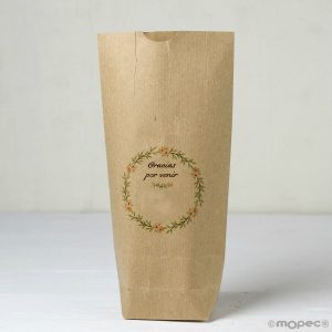 E630.1 Сумка kraft Romantic Crown «Спасибо за…» , 25 единиц. Dekoraniaevents Bodas