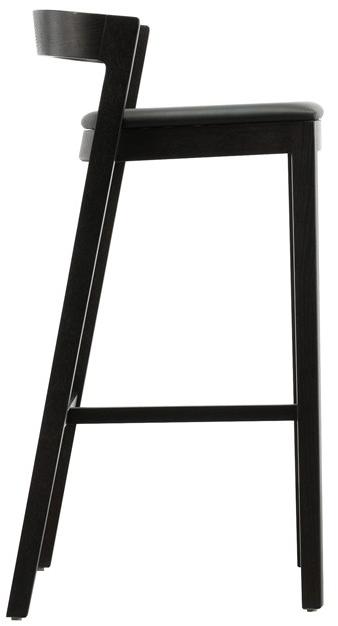 Bedont Высокий табурет из ясеня со встроенной подушкой Drive B54 c00s / c00l / p01s / p02s - Вид №1