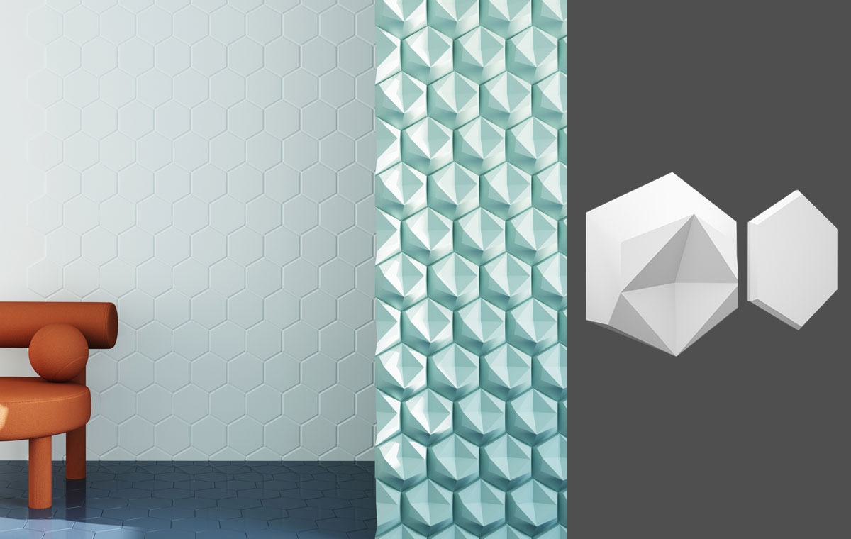 M-41 A, B 3D Панели LAB.Space M-41 A, B-1 - Вид №1