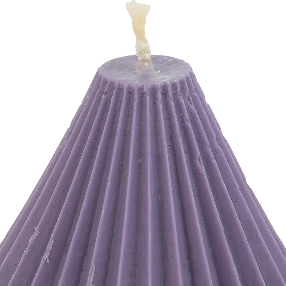 Свеча декоративная Пирамида фиолетовая 7.5 см Santreyd STLM-2028914 - Вид №1