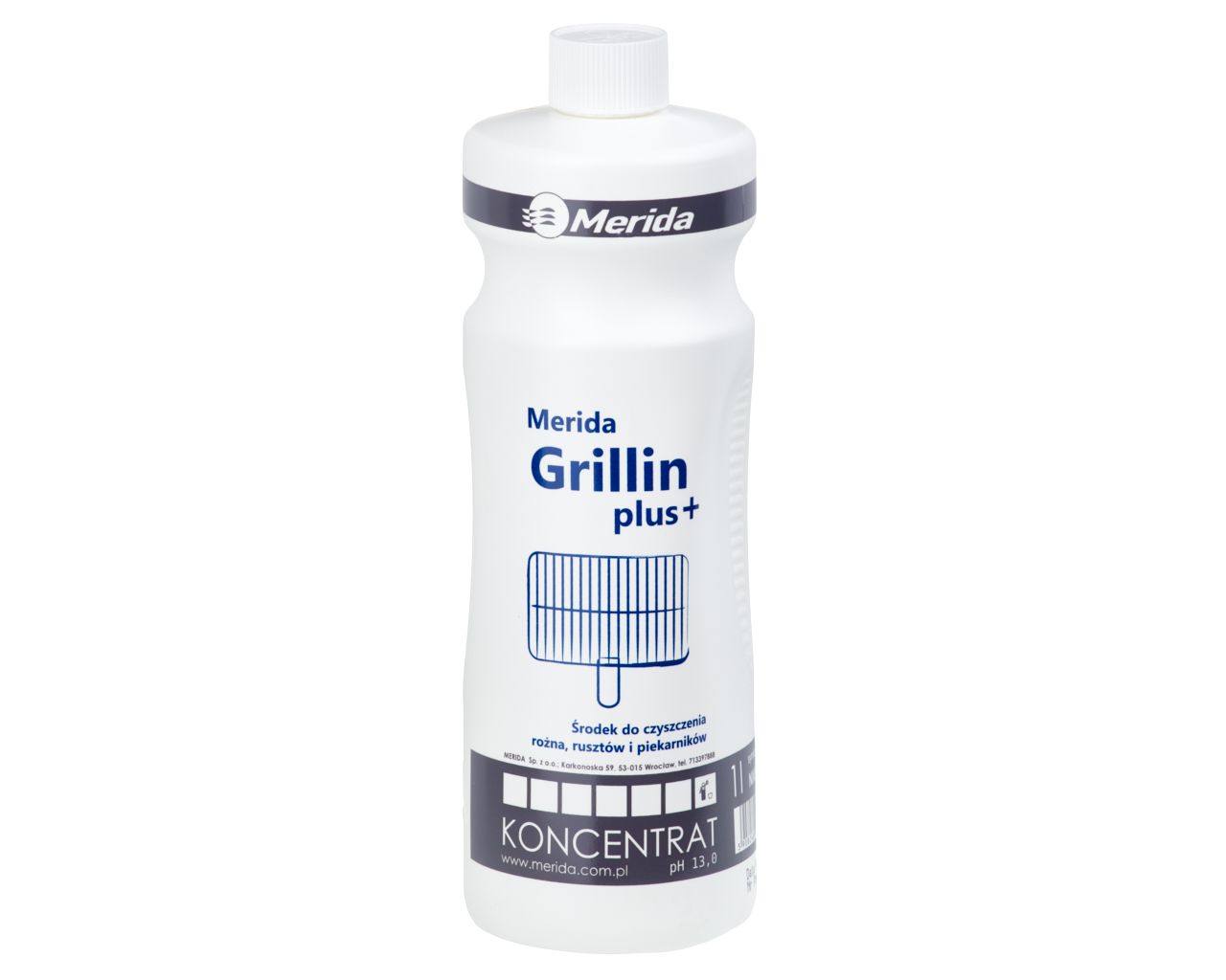NMS109 Средство GRILLIN PLUS для решеток, духовок и т. д., бутылка 1 л Merida 