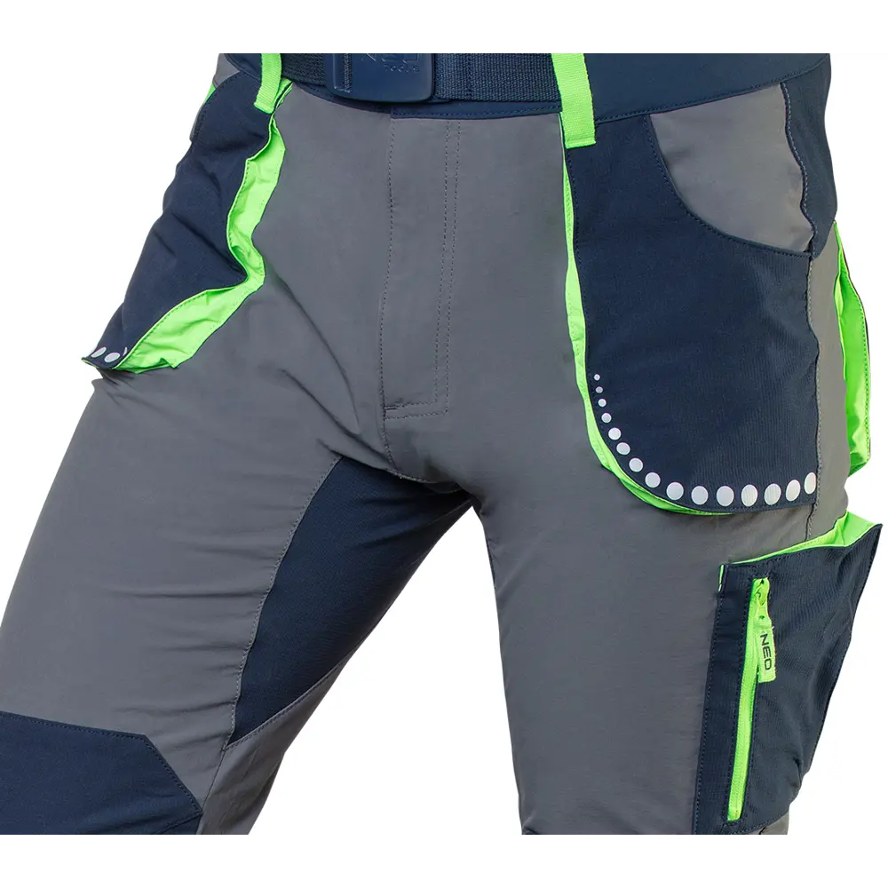 Брюки рабочие Neo Tools Premium серые/темно-синие/зеленые размер M рост 178-181 STLM-2015749 - Вид №1