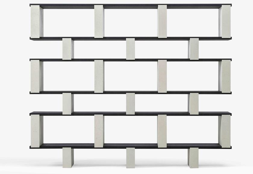 Cimento Открытый книжный шкаф из cimento® Accademia sun-id-1492012 - Вид №5