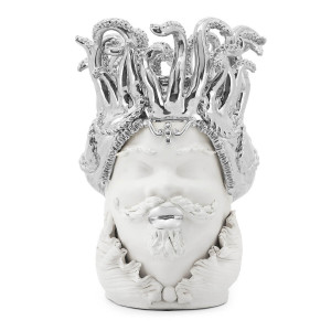 200997-03 ABHIKA ВАЗА MORO MAN TENTACLES PLATINUM