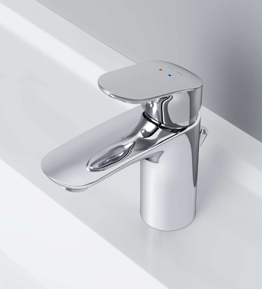 F8092116 смеситель для умывальника с донным клапаном излив 110 мм хром шт AM.PM Like - Вид №2