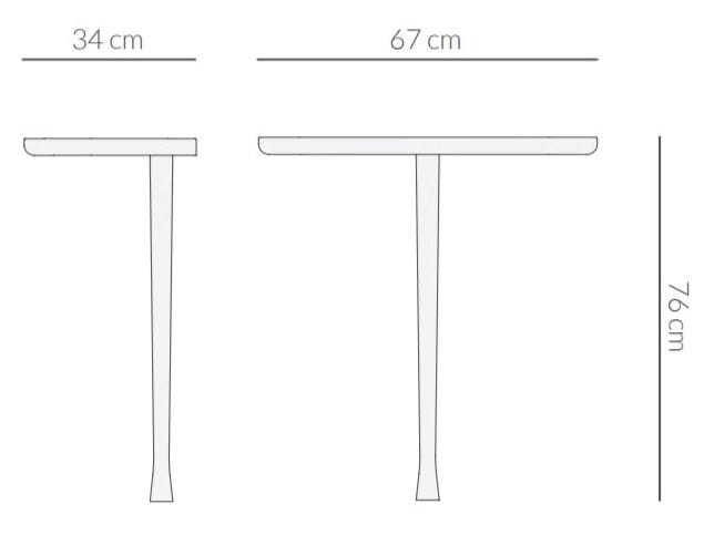 Деревянная консоль NOMON моменты ARCH-00152611 - Вид №3