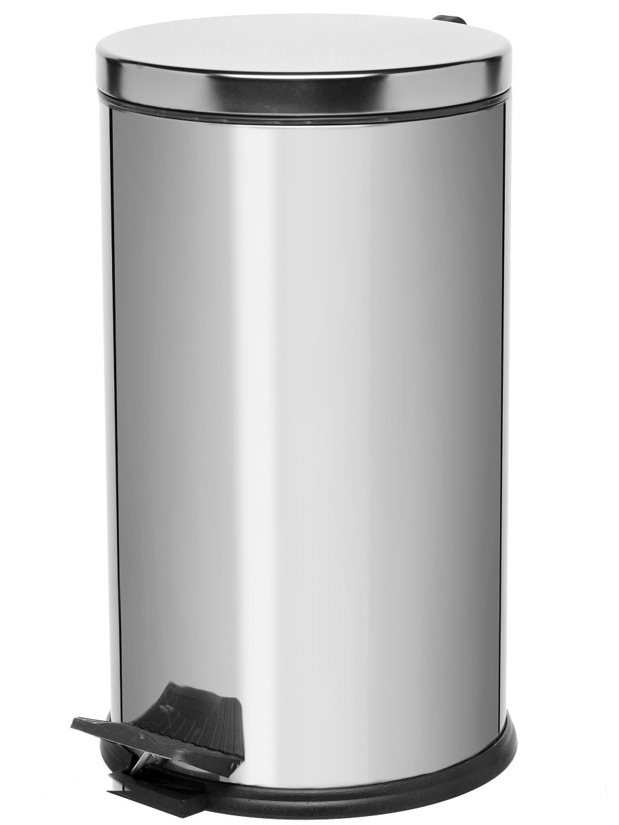 Вёдра с педалью и крышкой Antila Soft Close 16L Chrome NAVAKO 11089