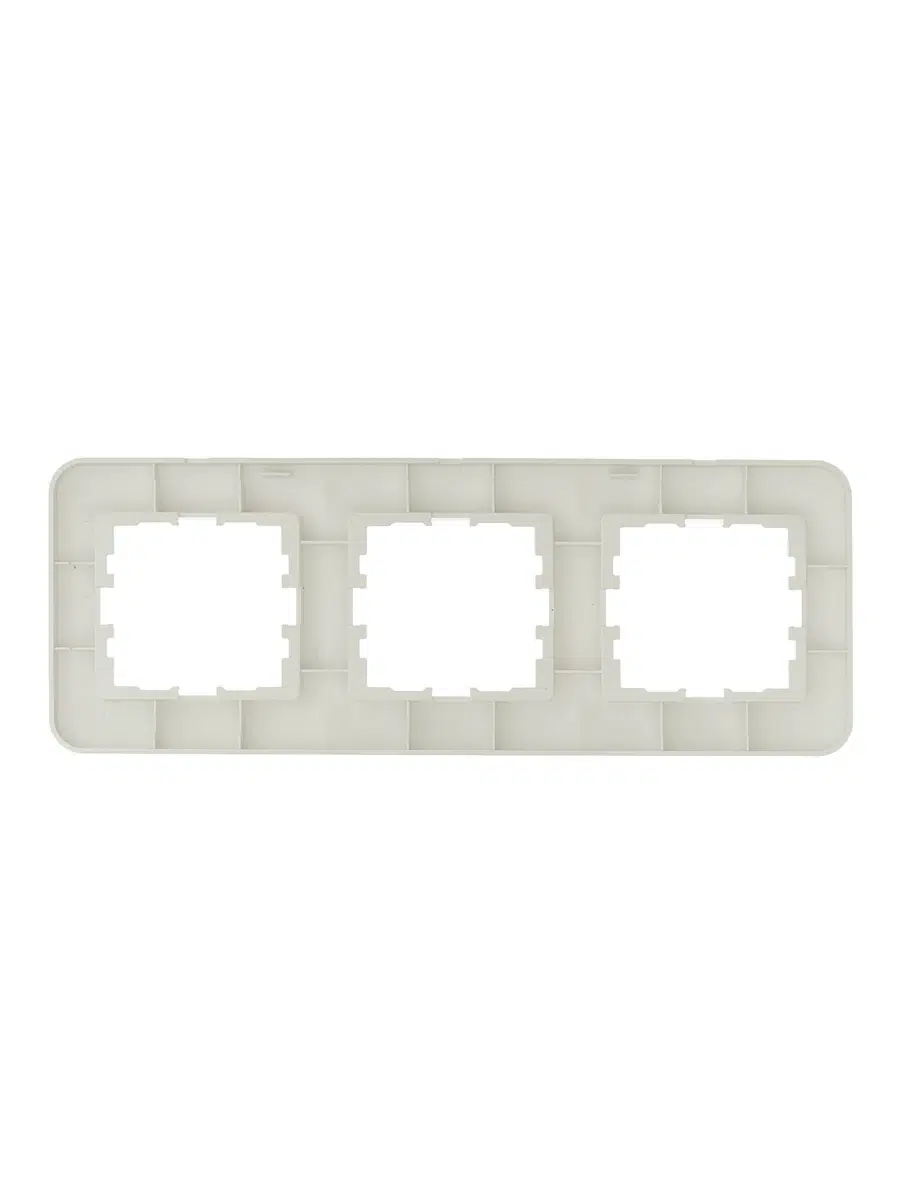 ASTI Рамка 3-ая горизонтальная б/вст крем LEZARD 7081-0300-148 - Вид №1