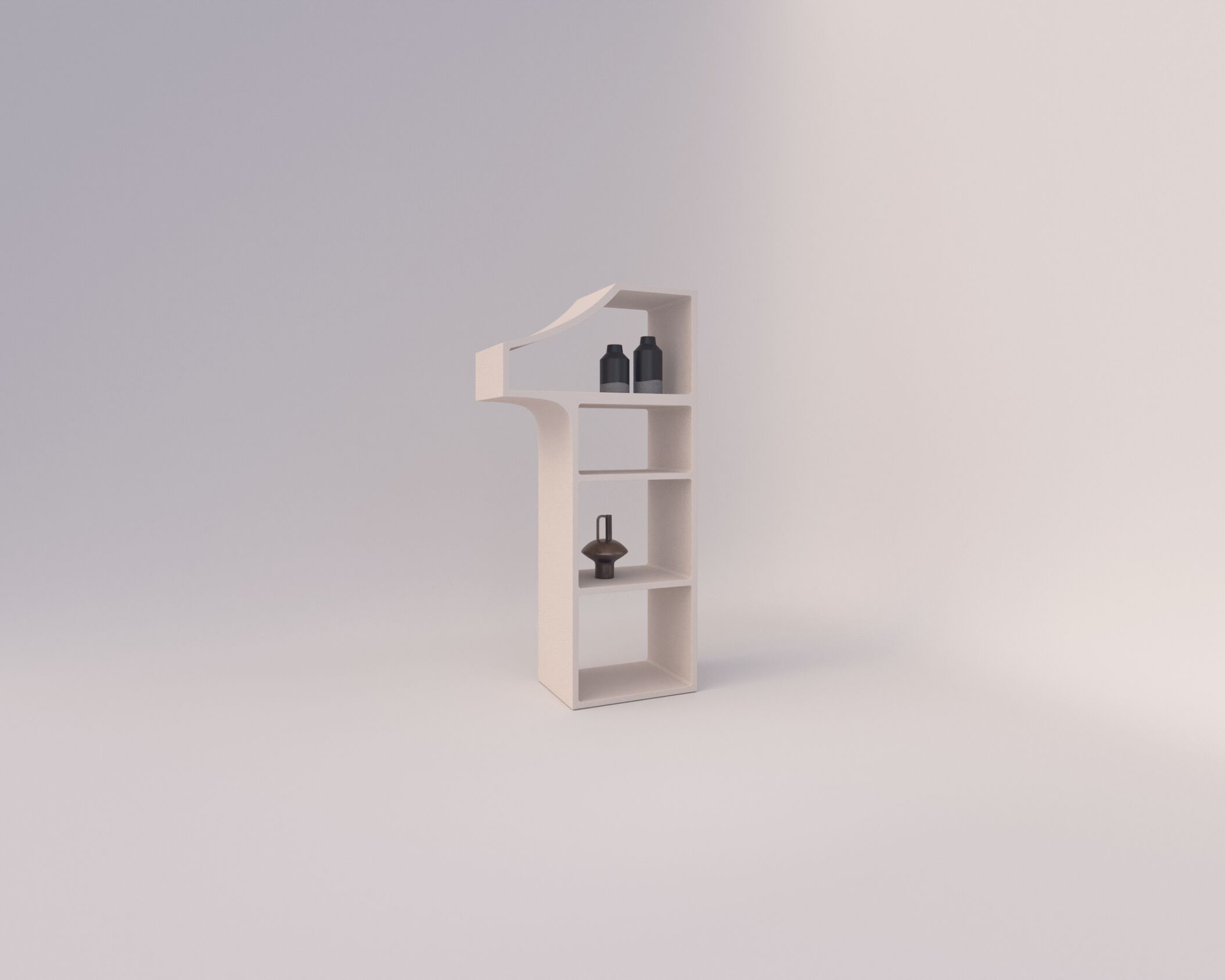 Мебель контейнеры в бетонной конструкции Voltan 555 ARCH-00065661 - Вид №33