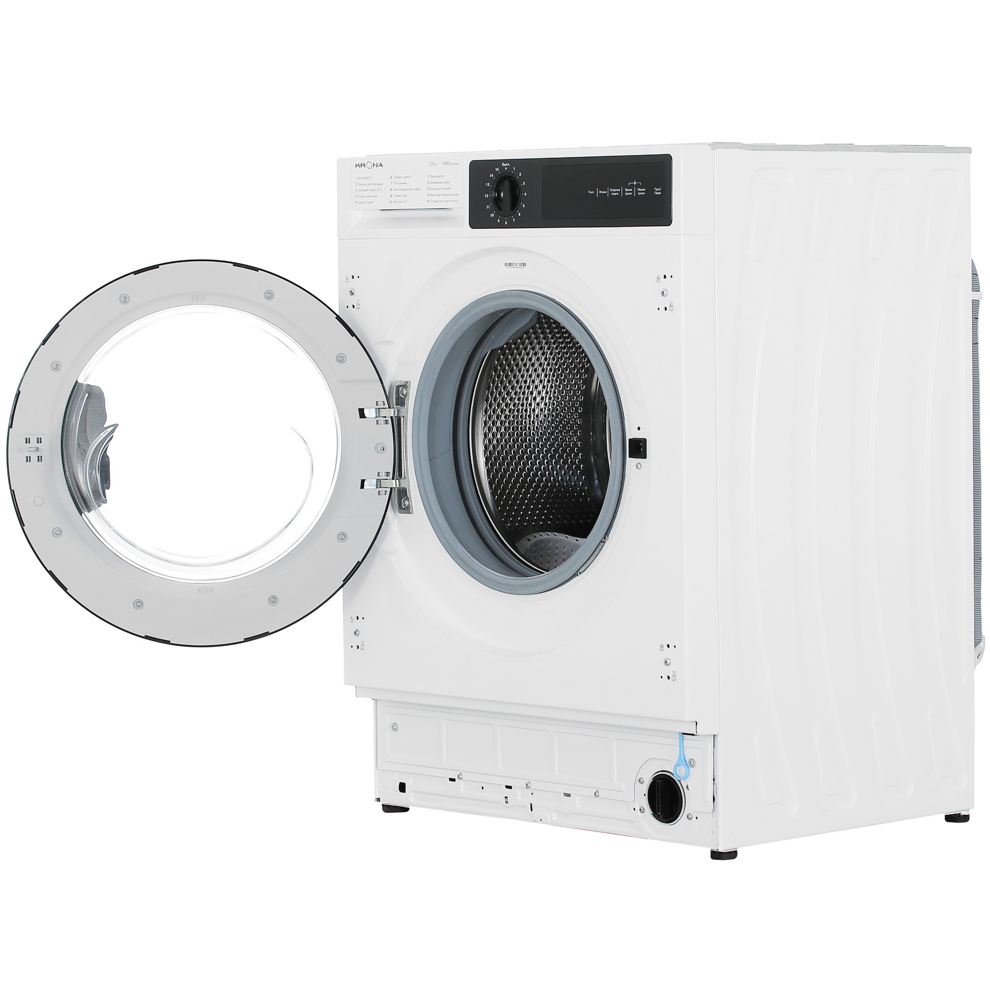 9983646 Встраиваемая стирально-сушильная машина KRONA DARRE 1400 7/5K KRONA1 STDN-0033583 - Вид №5