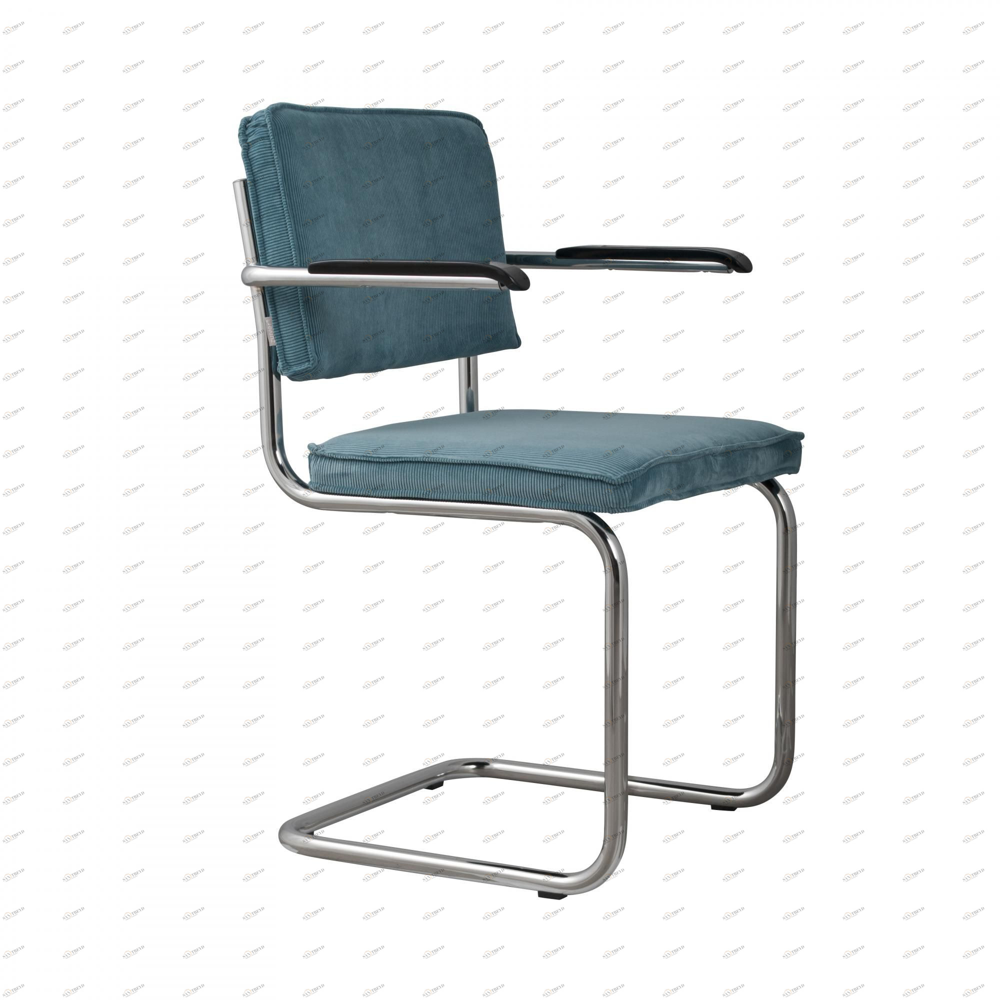 Кресло Ridge Rib синее Zuiver 1006056