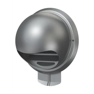 Выход стенной Era D150 мм нержавеющая сталь цвет серый