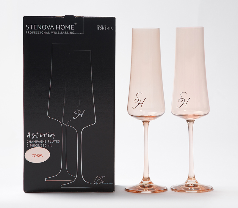 Victoria Stenova 611019 Набор бокалов для шампанского Astoria Coral  - Вид №6