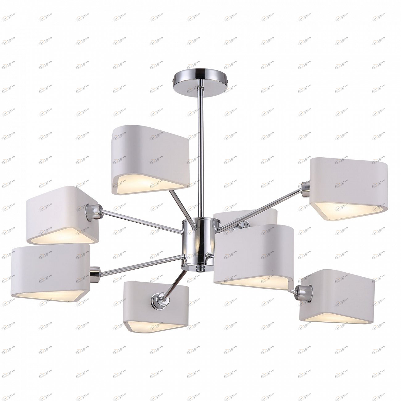 Люстра подвесная белая Brianne 08CH FREYA MODERN 00-3956373 Белый