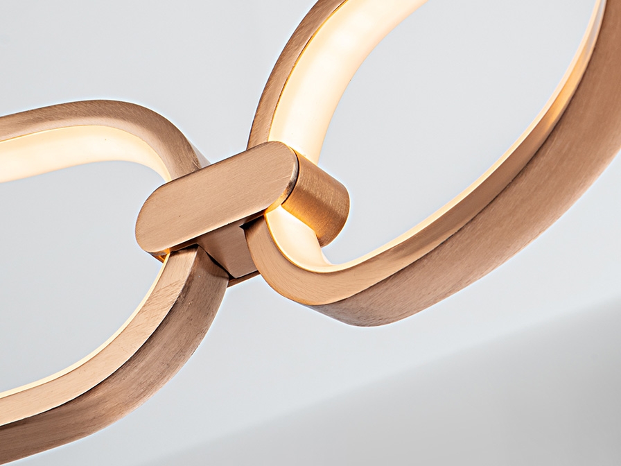 109017 Потолочный светильник Ø80 розовое золото DIM Schuller Colette - Вид №2