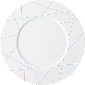 73124 Sieger by Furstenberg Тарелка подстановочная с рельефом Sieger by Furstenberg "Мой фарфор! Белый декор" 32см Фарфор