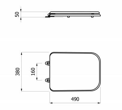 Сиденье для унитаза Thermomat Стиль 47 ARCH-00011985 - Вид №2