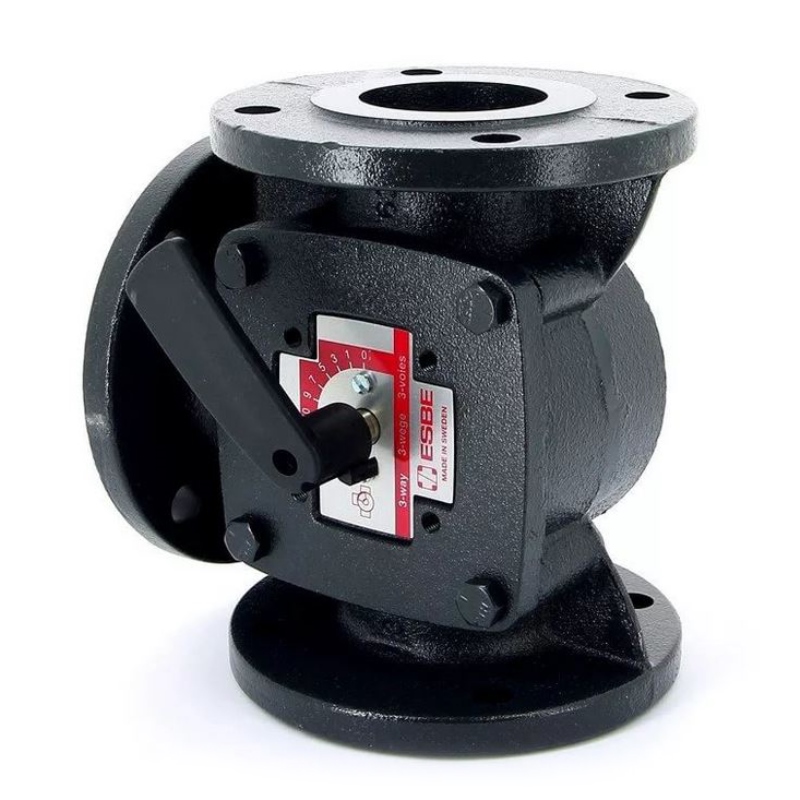 Клапан трехходовой смесительный 3F фланцевый чугунный ESBE DN80 11101000 - Вид №1