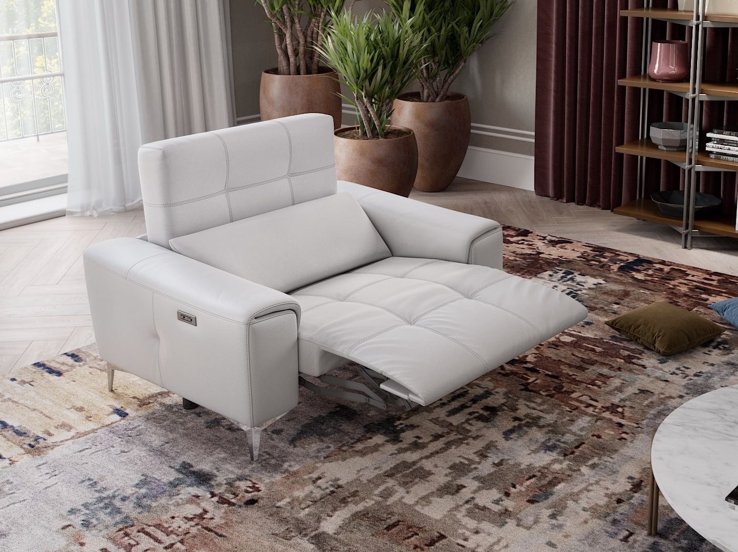 2-местный кожаный диван Sofanella SALENTO MINI ARCH-00029112 - Вид №5