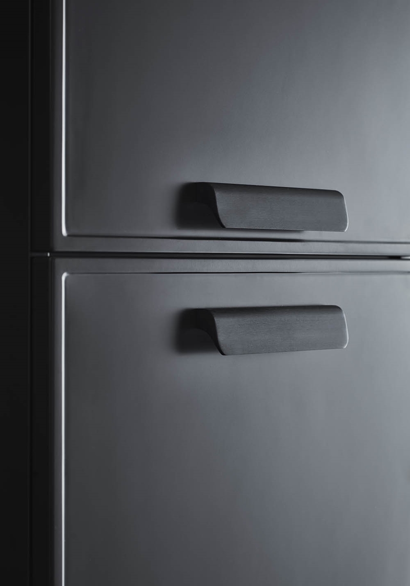 320150 Высокий Кабинет Flex Vogue Antracit Noro  Антрацитовый Серый  - Вид №4