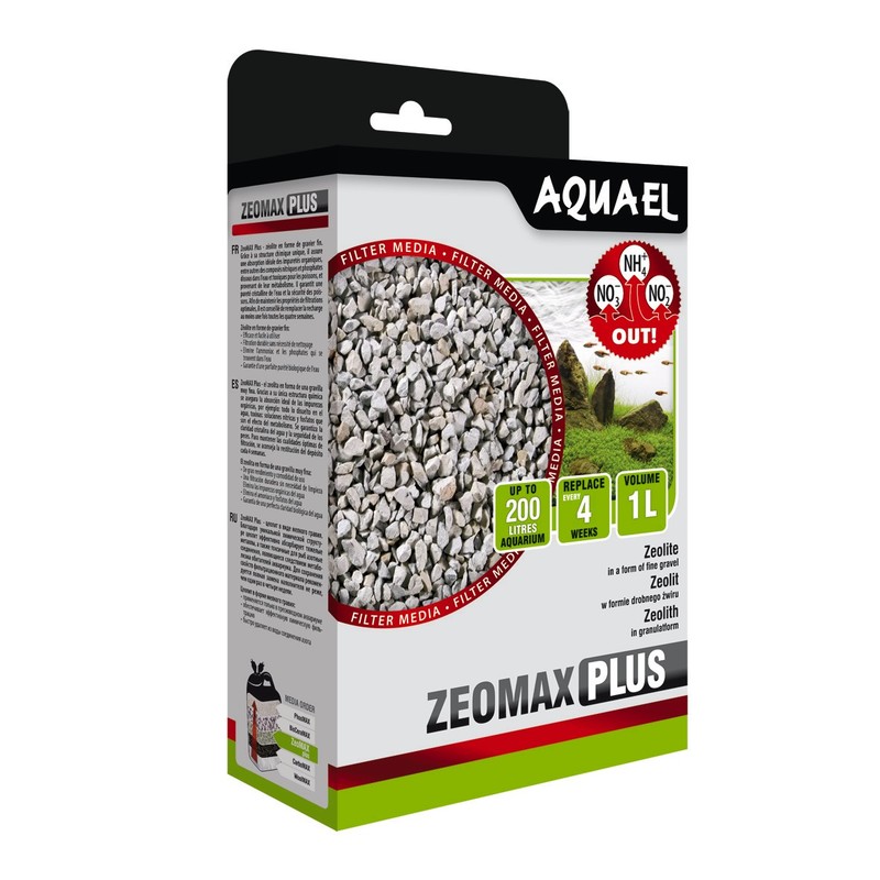 УТ0010603 Наполнитель для аквариумных фильтров ZEOMAX PLUS (1 л) (цеолит) AQUAEL 