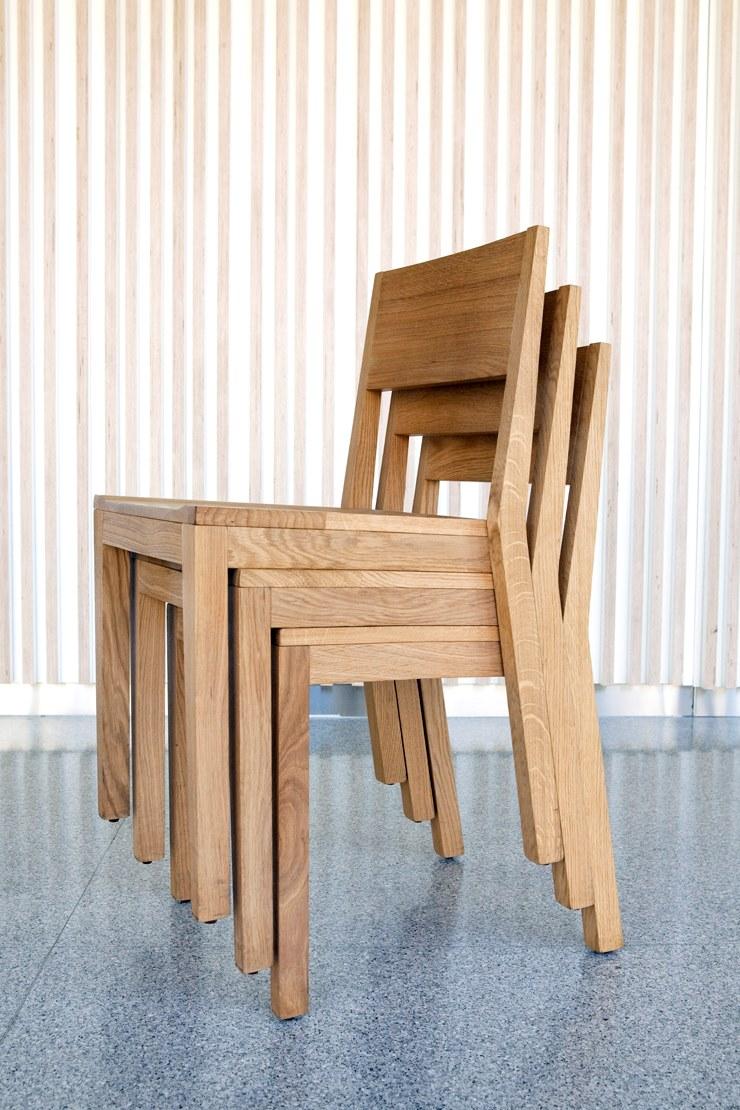 ONDARRETA Штабелируемый деревянный стул Iesu sun-id-1414763 - Вид №5