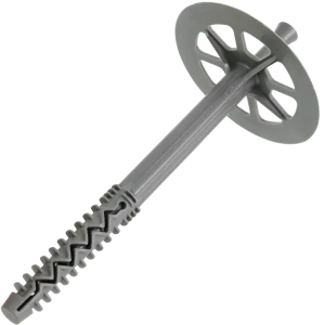 Дюбель для утеплителя для полнотелых материалов Невский Крепеж с пластиковым гвоздём, 10x100 мм, полипропилен, 100 шт.