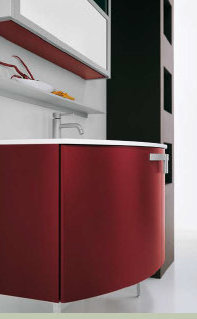 CL77 CALLA Комплект мебели для ванной комнаты 105 см ARDECO Ardeco S. R. L 42408 - Вид №3