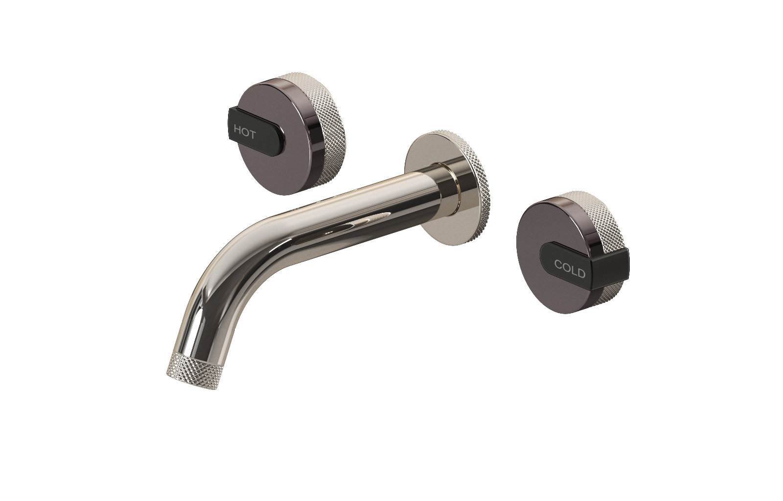 E-11530-R1OX-L1MBK-PN Смеситель для умывальника из 19,1см носикем (внешняя часть) GRAFF MOD+