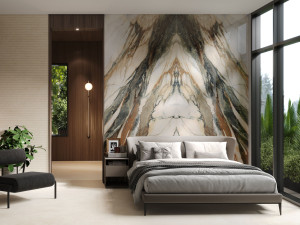 Пол / керамогранит с мраморным эффектом