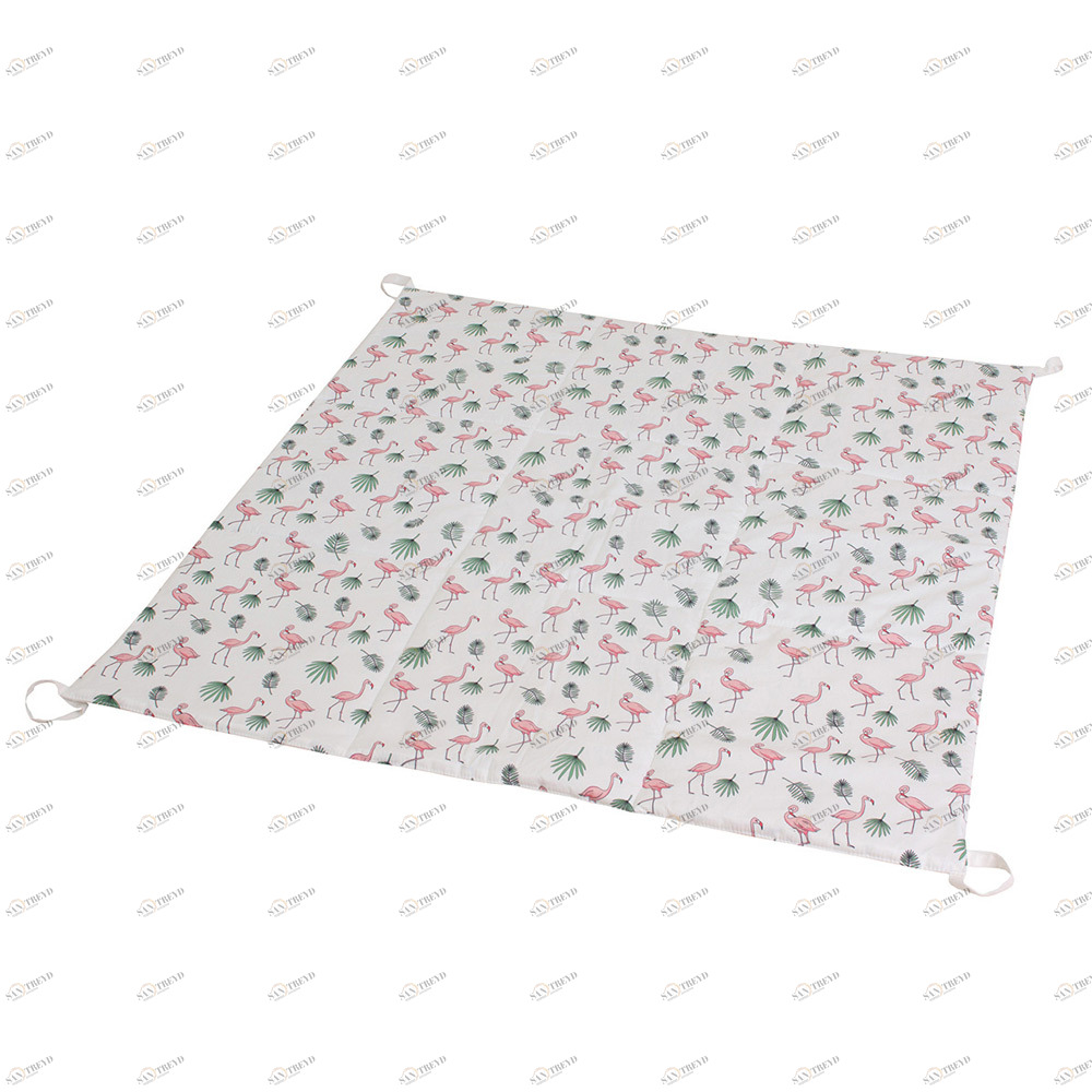 Игровой коврик стеганый Flamingo VAMVIGVAM FLAMINGO 281570 Белый;розовый Santreyd 