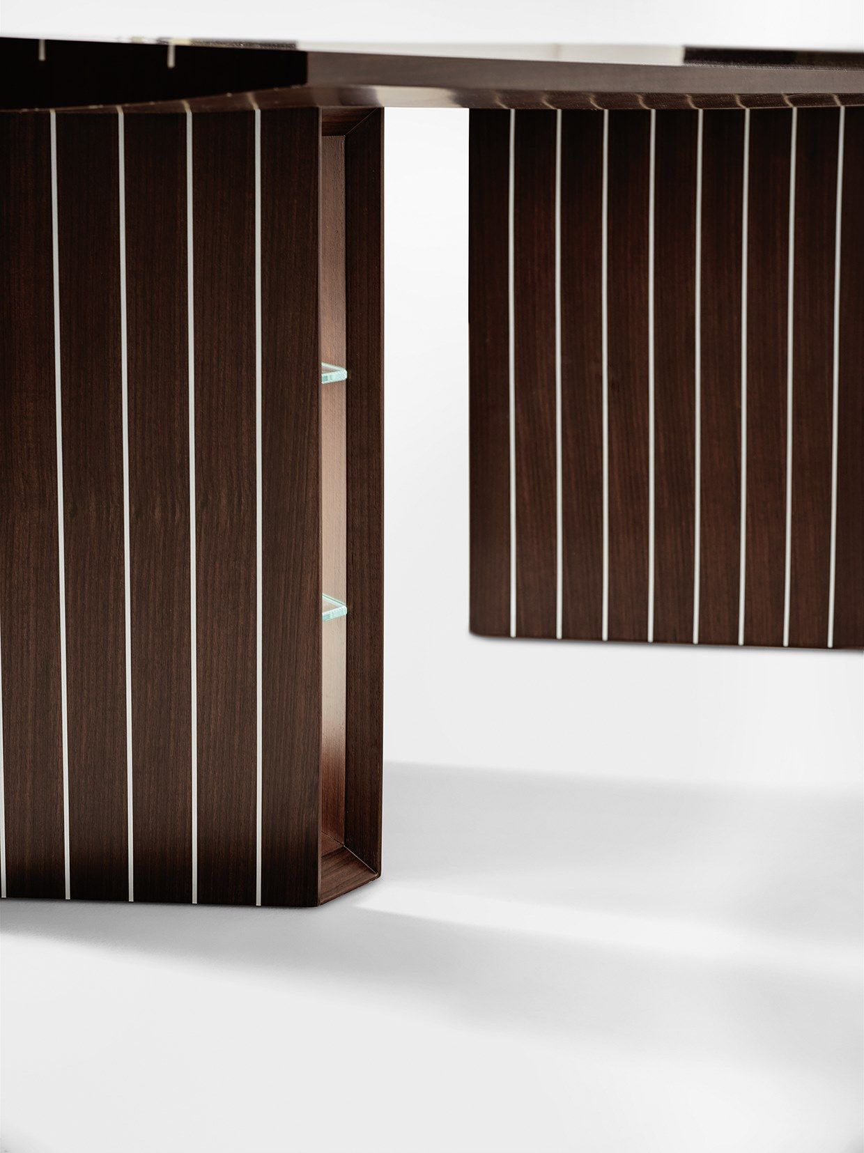 Прямоугольный стол из розового дерева Gallotti&Radice Prism ARCH-00103545 - Вид №3