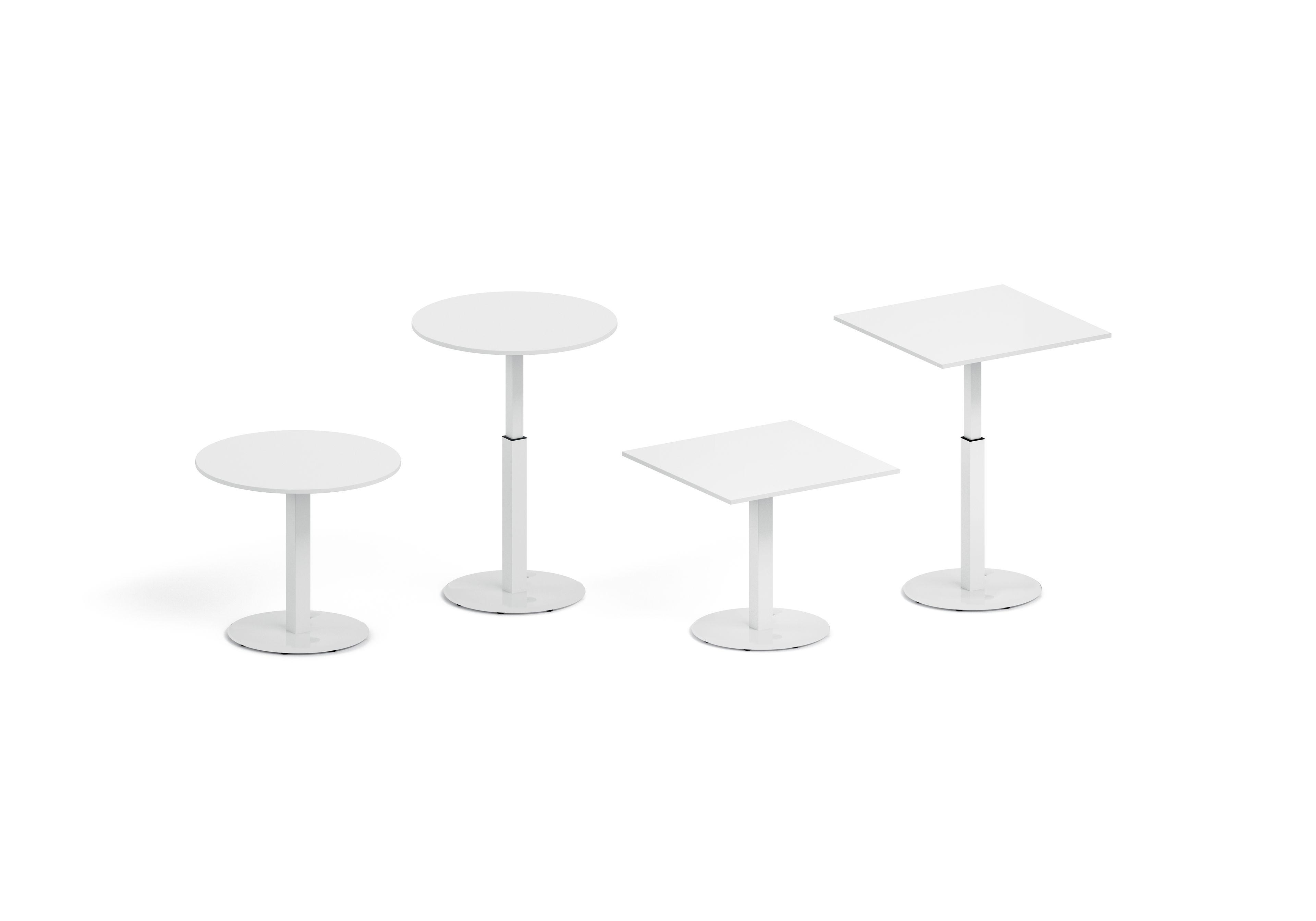 Металлический регулируемый по высоте квадратный стол DVO Complements ARCH-00112420 - Вид №1