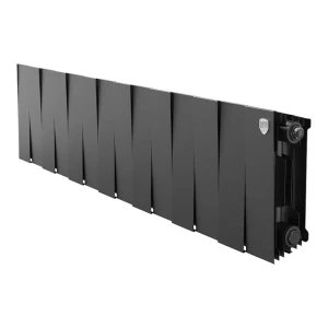 Радиатор секционный Royal Thermo Pianoforte 200/100 14 секций боковое подключение биметалл черный