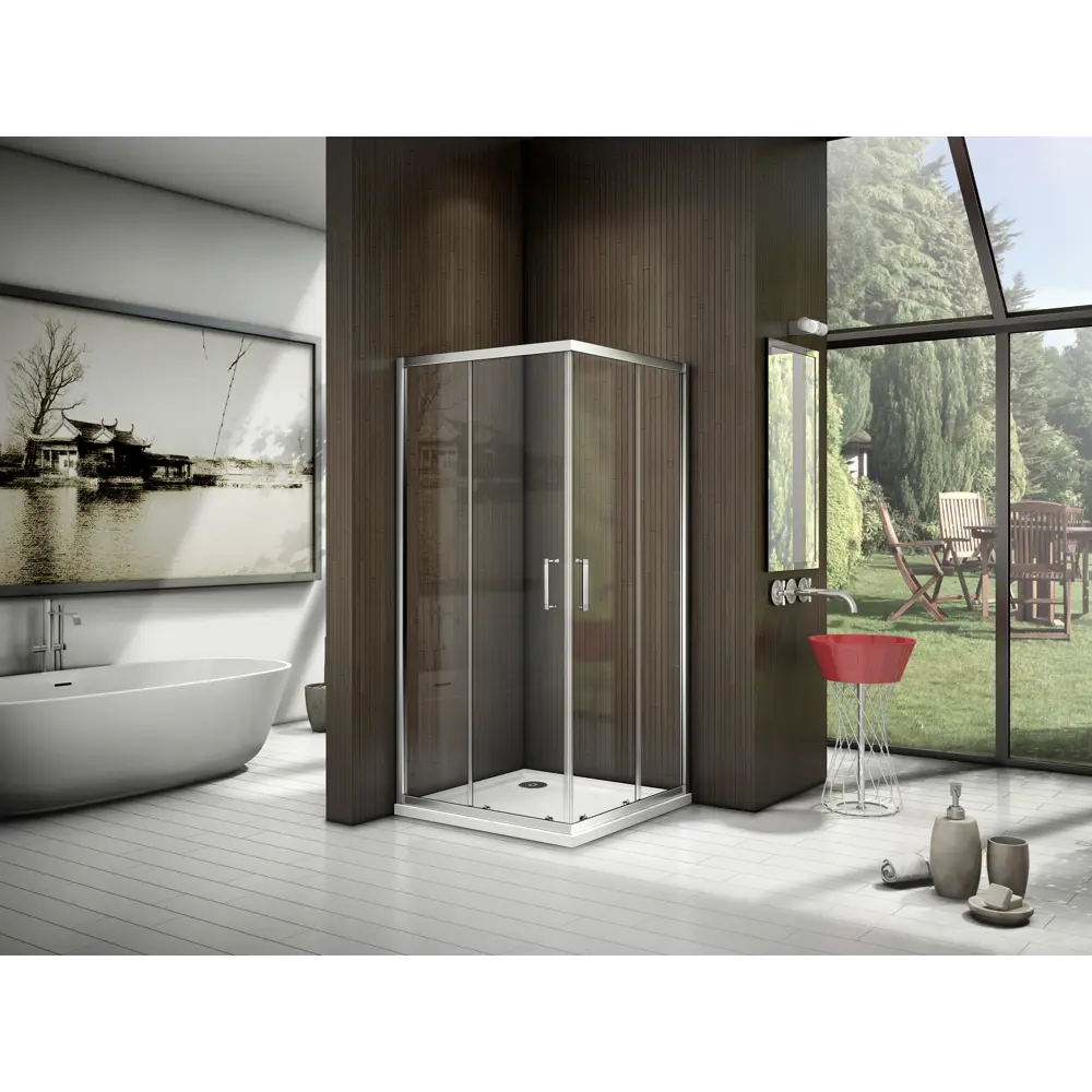 Santreyd Makiato - угловое душевое ограждение с раздвижными дверями 84540494 STLM-0051695