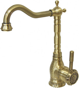 Смеситель ZorG Antic A 313K-BR для кухонной мойки, бронза